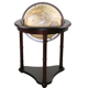 43cm落地木座地球仪 落地木座 仿古版 北斗 中英文双语 万向旋转金属支架 立体浮雕球面 印象中卫