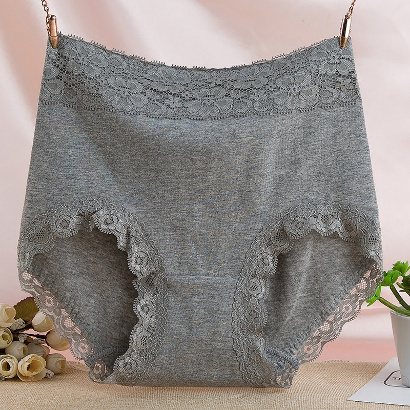 4条盒装纯棉高腰收腹内裤舒适