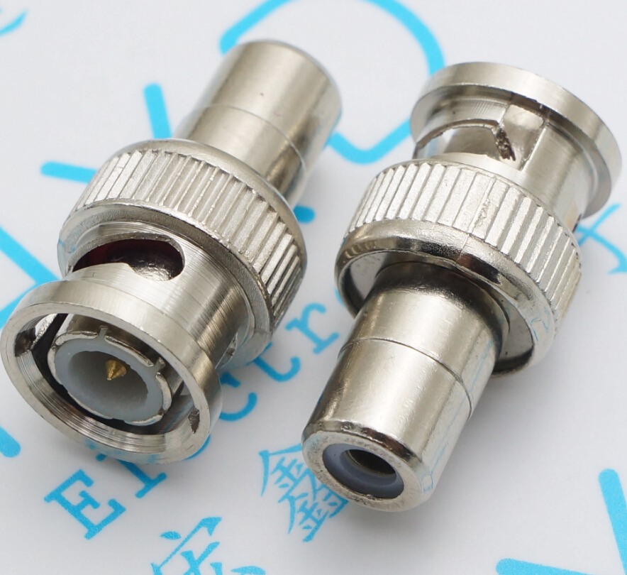 BNC公头转AV母视频头莲花