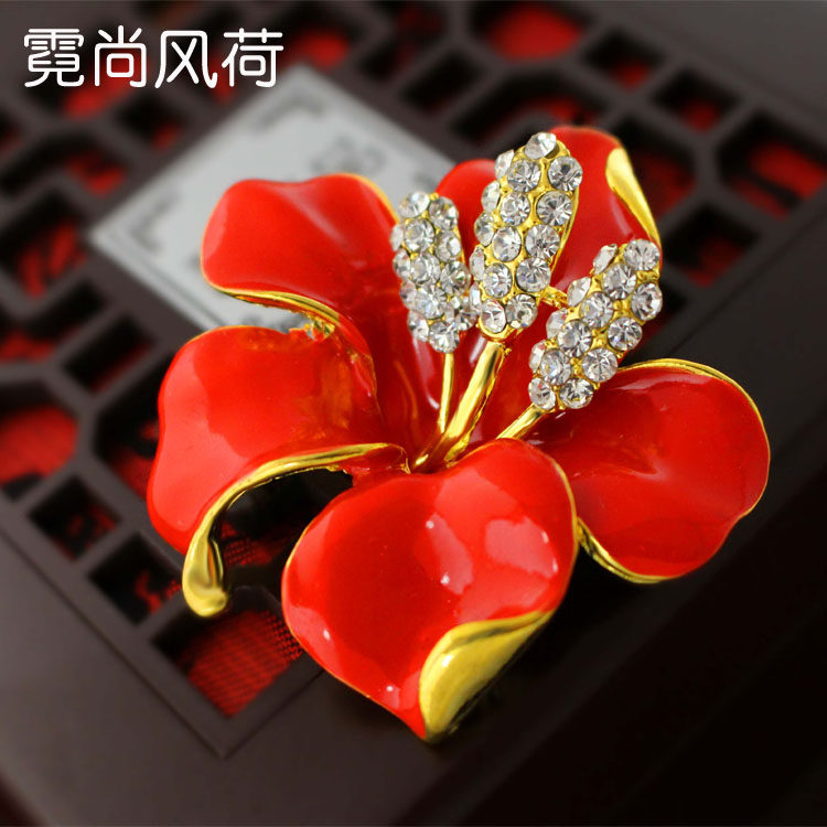 Broche femme en Zircon diamant - Ref 1178087 Image 1