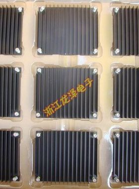 进口AAVID  散热片 91X75X13mm对角距105mm 背面带36X36导热贴