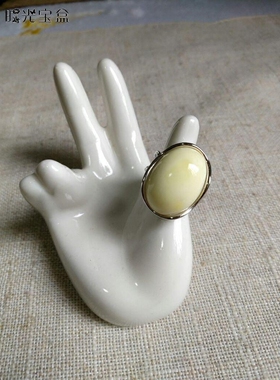 925银镀白金黄金欧式侧开口活口