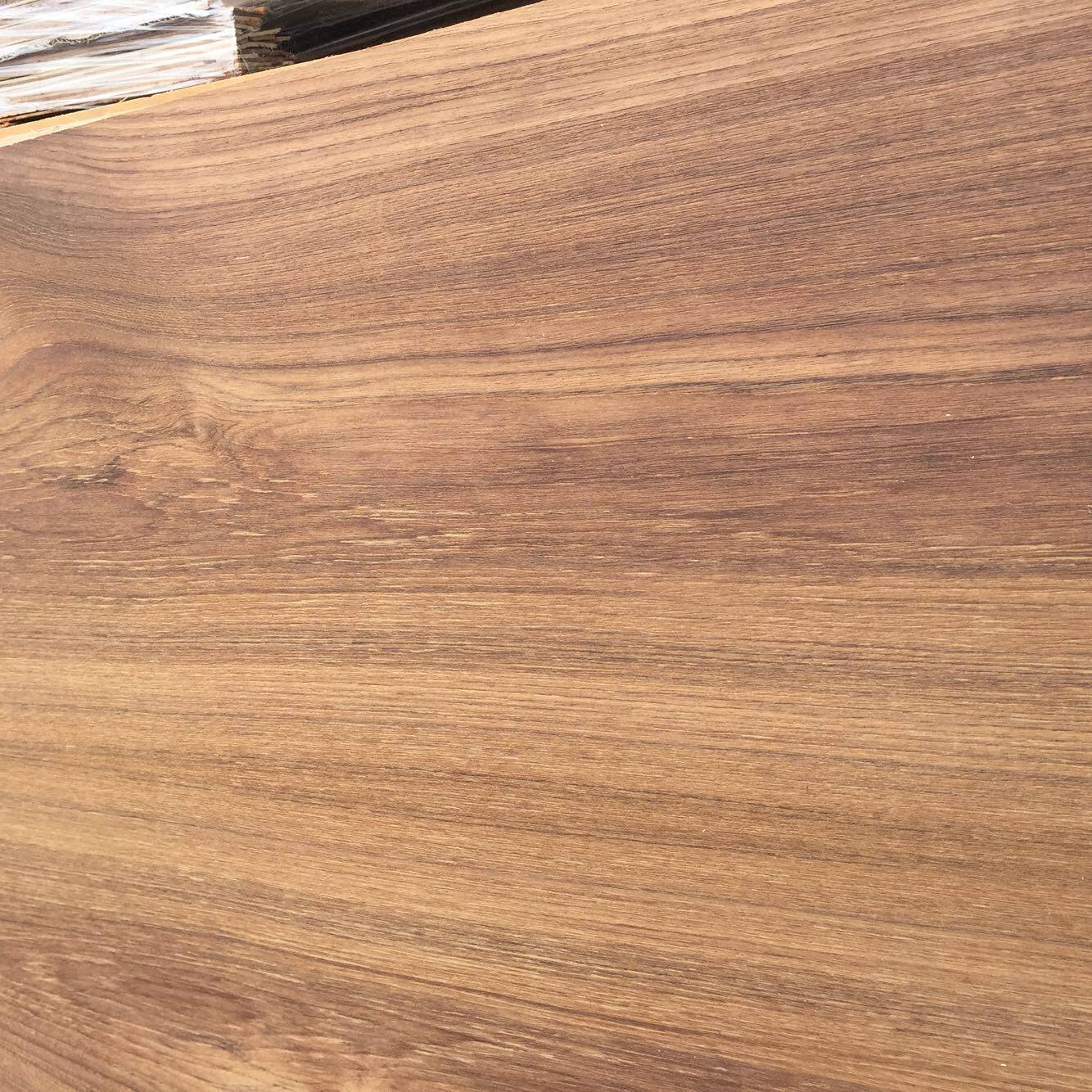 柚木饰面板免漆板喷砂自然拼凹凸面风化科定板饰面板背景墙实木皮