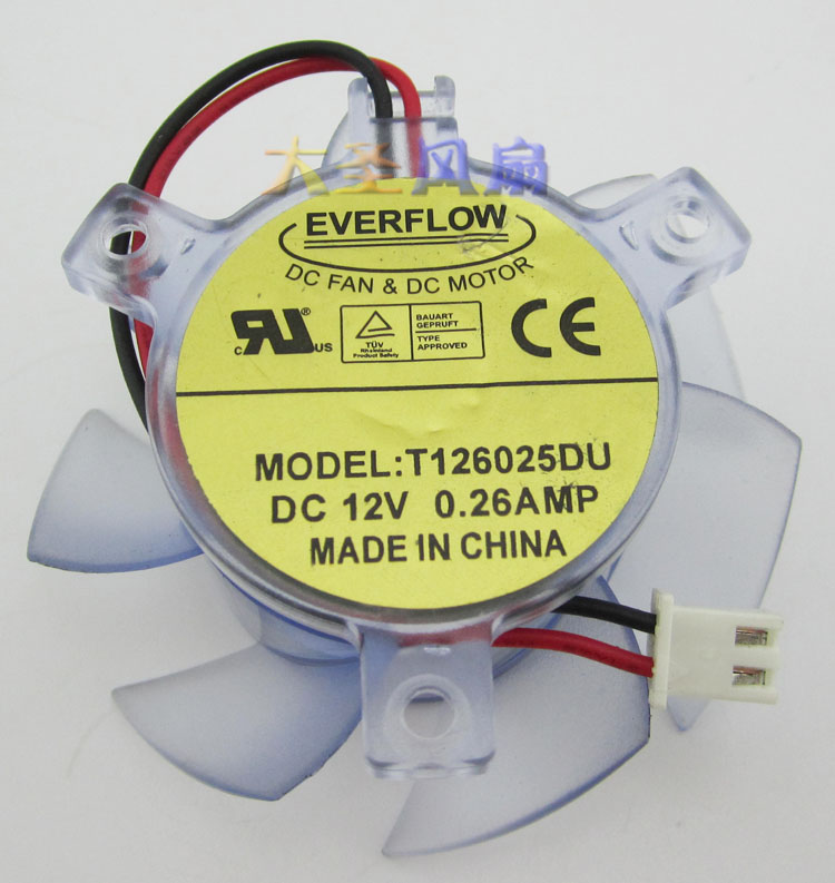 EVERFLOWT126025DU显卡散热风扇