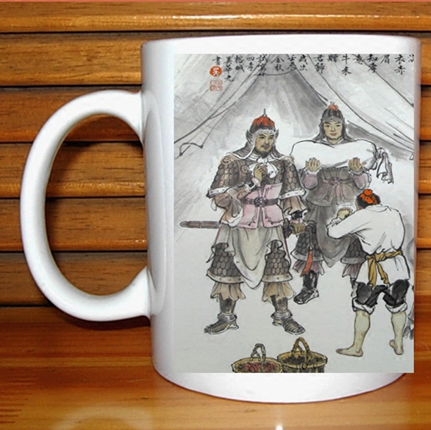 蔡顺拾葚异器茶杯子纪念品礼物中华24孝收藏品摆件摆设水水杯礼品