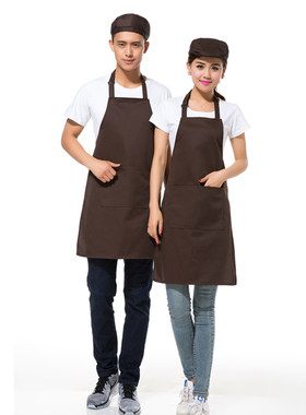 挂脖厨房工作服围裙包邮
