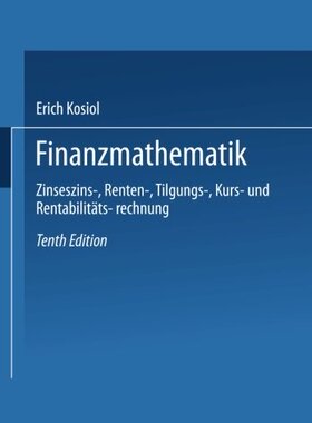 【预售】Finanzmathematik