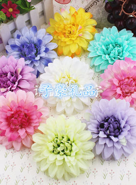 假花仿真花非洲菊花头饰花朵摄影