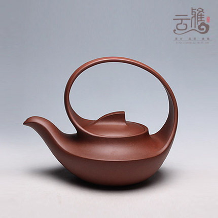 云雅紫砂 宜兴紫砂壶 顾杏娟手工原矿底槽清泥曲壶 茶壶茶具