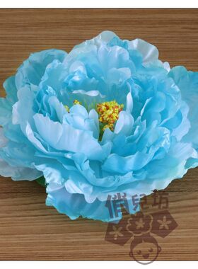 天蓝色头饰古装影楼发夹