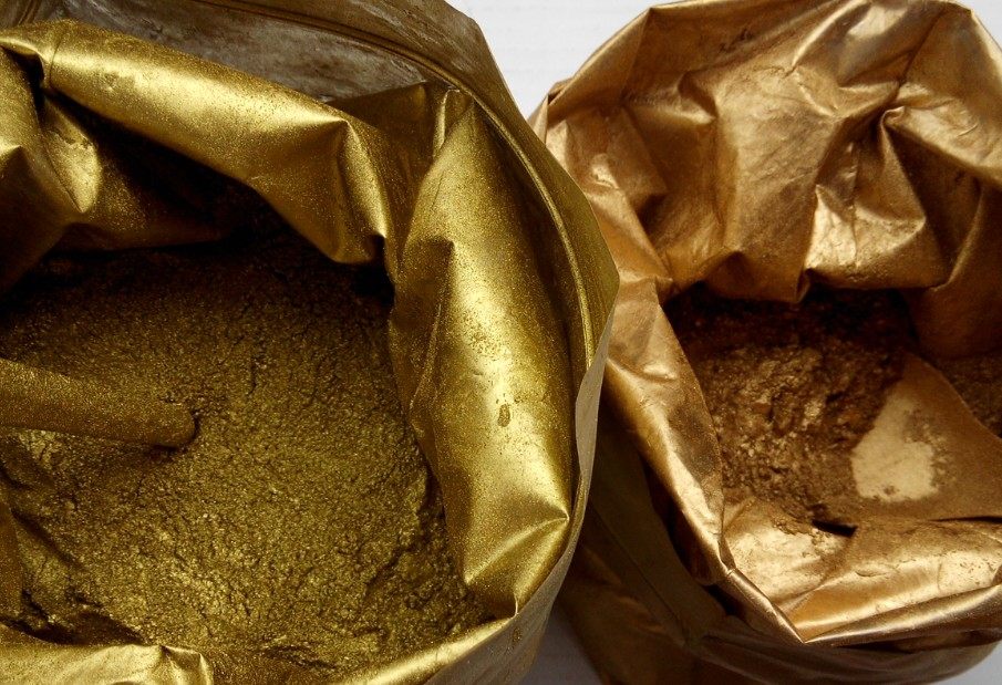 进口铜黄金粉 超亮青红光 颜料粉 佛像书法工艺油漆家具金属