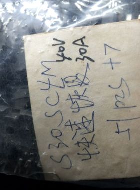 现货原装进口拆机S30SC4m 40V 30A快速恢复 检测正常