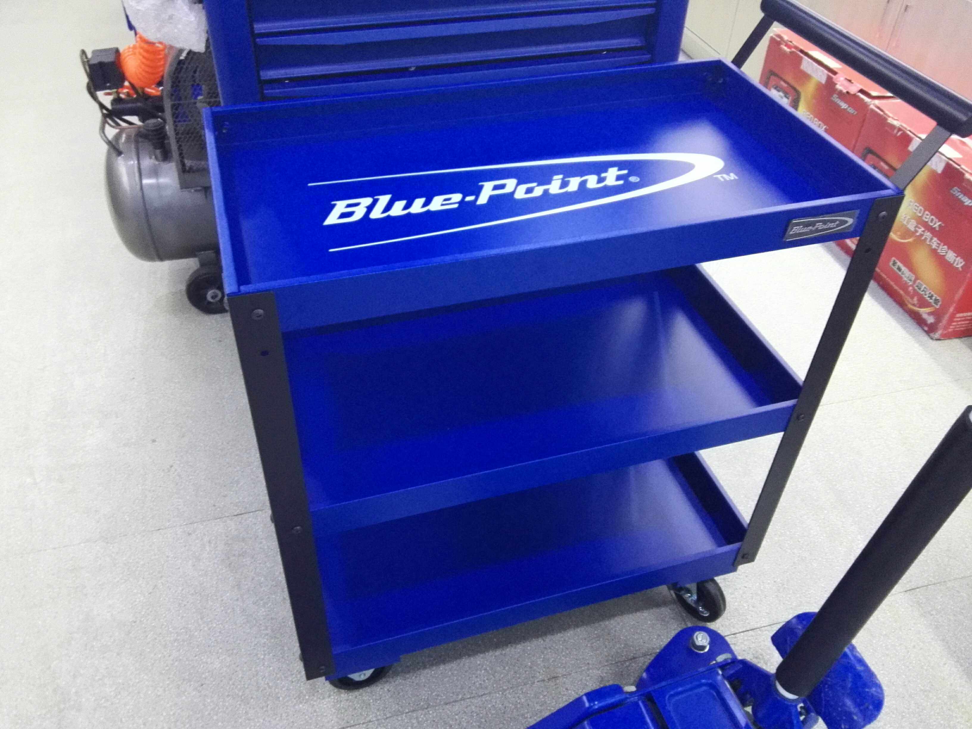 三层工具车 汽车维修 移动 蓝点工具美国实耐宝