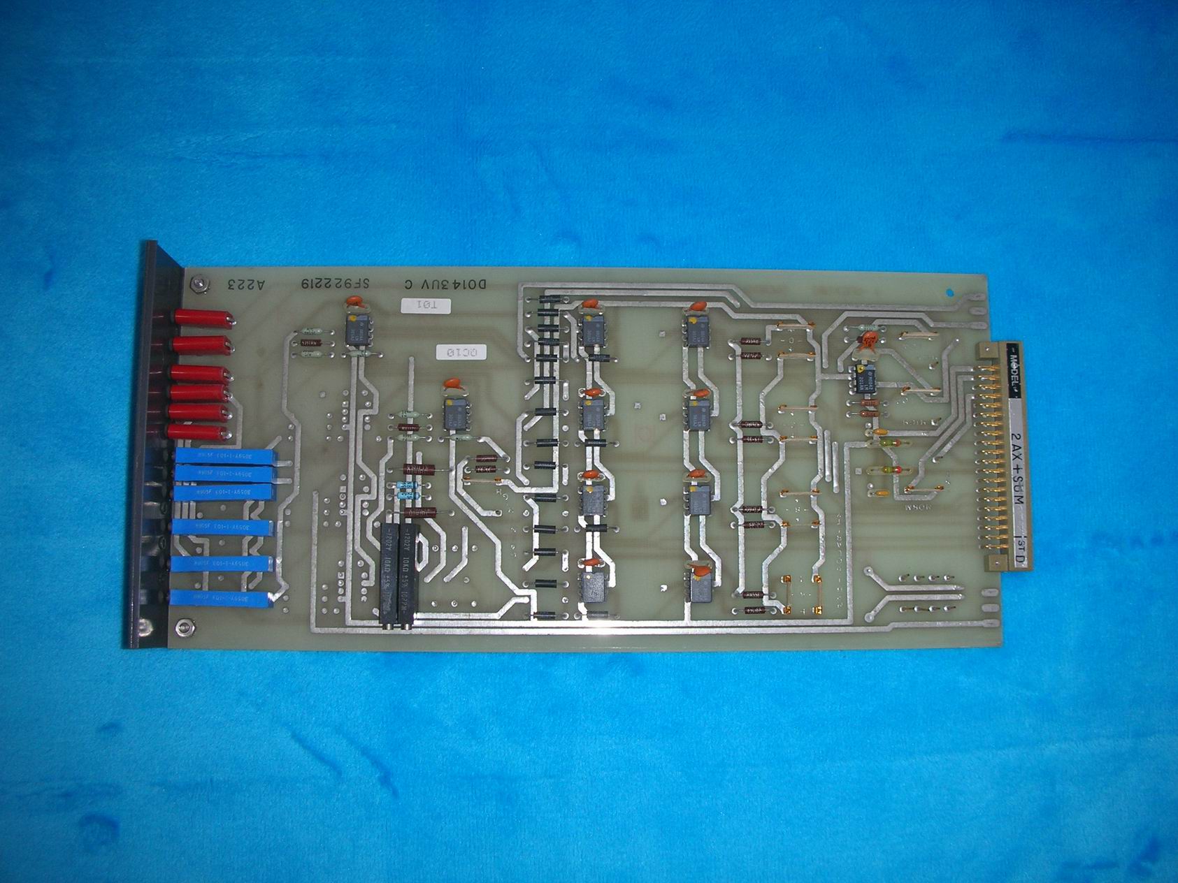 FOXBOROSPEC-200组件2AX+SUM