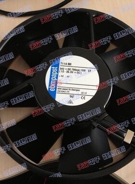 全新德国ebmpapst 7114NH 24V 790MA 19W 150*38全金属耐高温风扇