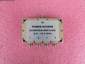 SHWPD4-060124S  6-12.4GHz 10W SMA RF 一分四 功分器