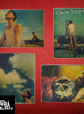 春光乍泄 张国荣 电影牛皮纸海报装饰画 咖啡馆酒吧照片相框墙