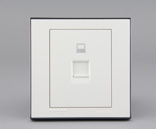 广东junon俊朗电工铂金系列电脑网络信号插座 网线开关插座面板