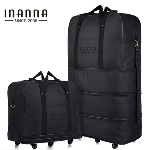 INANNA 男大容量万向轮出国行李158航空托运包牛津布超大旅行箱女