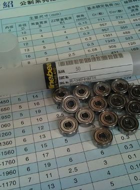日本NMB原装进口英制非标轴承R156ZZ内4.762mm外7.938mm高3.175mm
