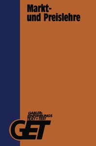 【预售】Markt- Und Preislehre