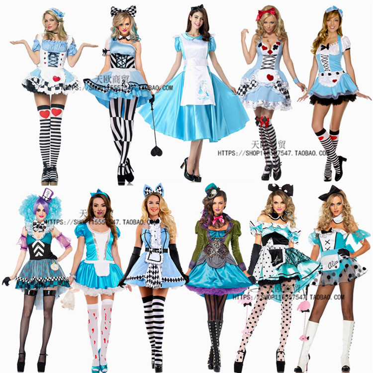 万圣节cosplay扑克女王化妆舞会