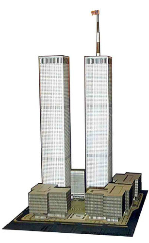 纸模型[777纸模型]美国世贸大厦