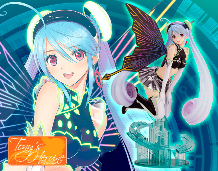 热血玩具模型手办 寿屋 tony 4-leaves 电脑妖精 艾恩 莱恩 aion