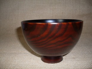 zakka木质高脚碗老漆喷涂 日式 特价 直销限时抢购时尚