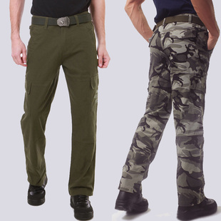工装 大码 裤 肥佬裤 军迷服饰 户外休闲登山军裤 直筒宽松长裤