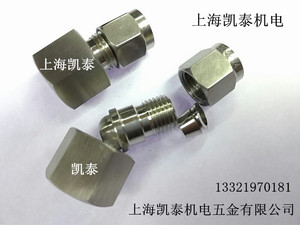 。304不锈钢钢瓶接头内丝卡套M16X1.5-3mm4mm-6mm-3.175mm-6.35mm