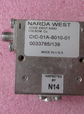 美国narda进口 60583 750-800MHz SMA RF 射频微波同轴隔离器