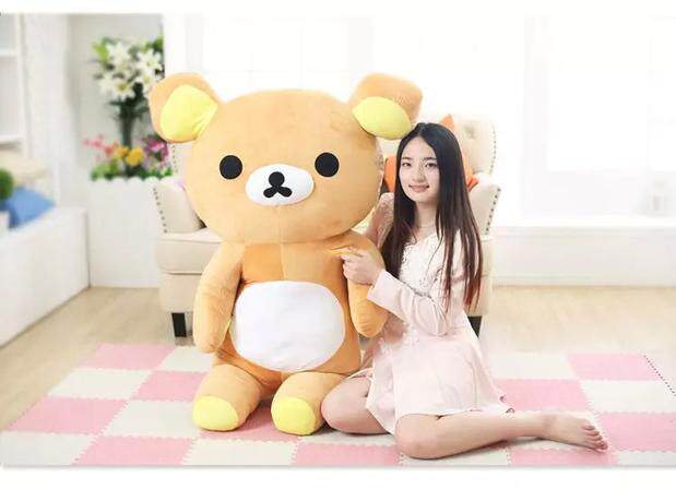 灿烈tfboys易烊千玺同款kuma轻松熊公仔毛绒玩具熊抱抱熊女生礼物