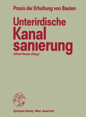 【预订】Unterirdische Kanalsanierung