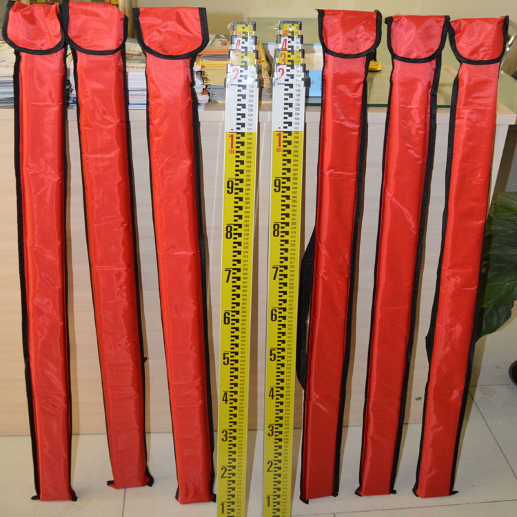 高档5米铝合金塔尺/尺水准仪尺/靠/工程检测/测尺绘件配送塔尺扣