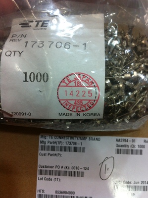 173706-1 泰科/安普 TE/AMP 原装正品连接器 接插件 现货期货