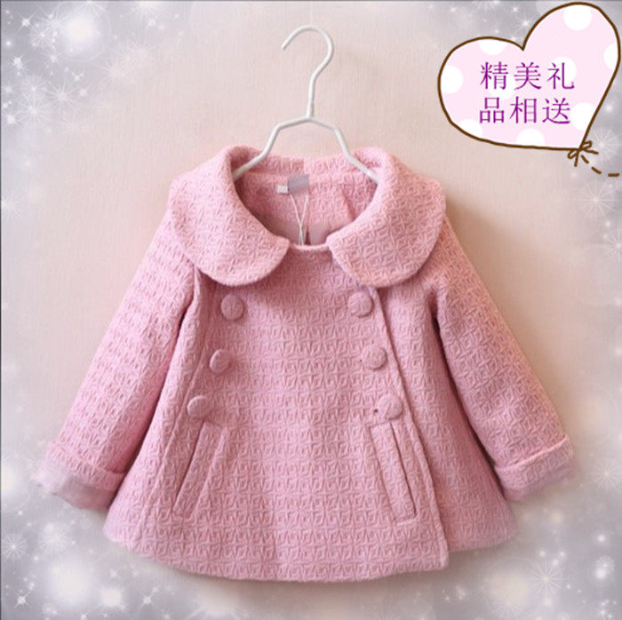 Manteau pour fille XIAORANJIA en laine - Ref 2162077 Image 1