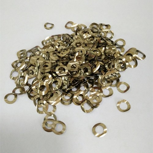 1片 风筒电吹风机马达电机转子弹簧夹片波形铜介子8.2*4.6*0.12