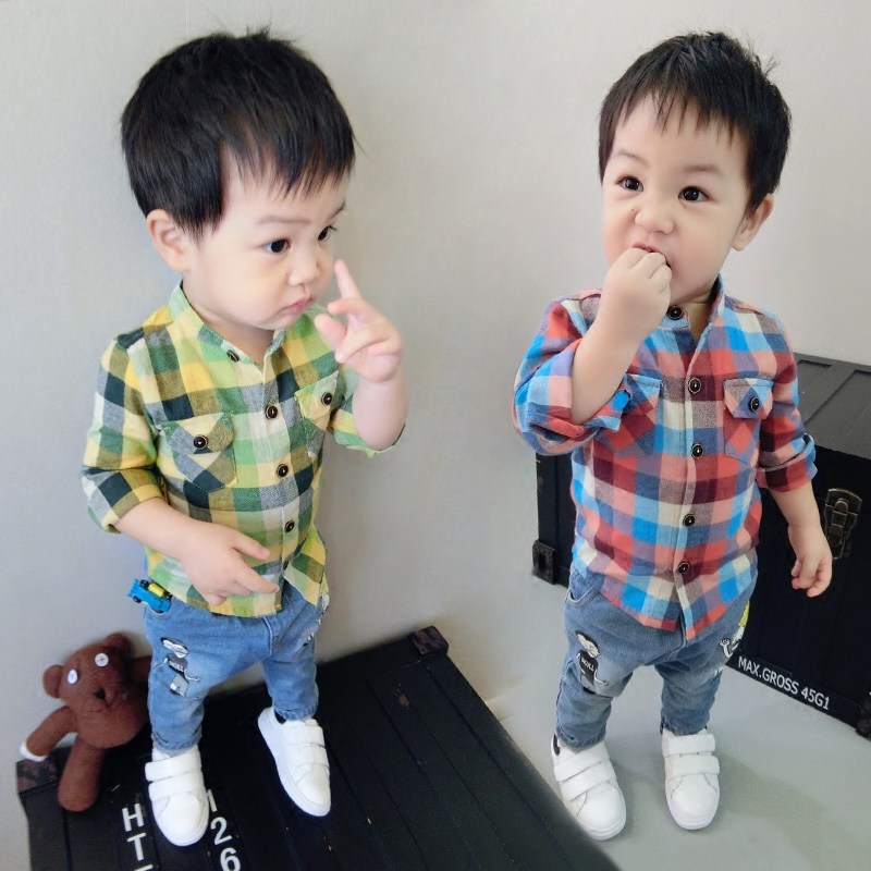 Chemise garcon à manche longue - Ref 2081761 Image 1