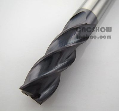 4刃平面50度立铣刀CARBIDE END MILLS 4F-10*10*30*75 HRC50