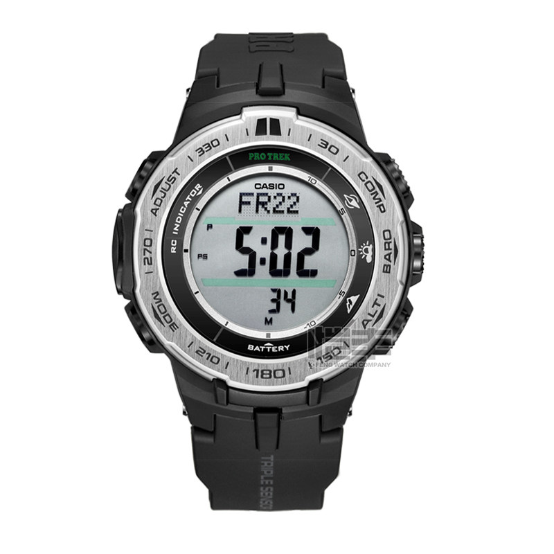 #原创新人#CASIO 卡西欧 PRW-3100-1 运动电子男表 开箱