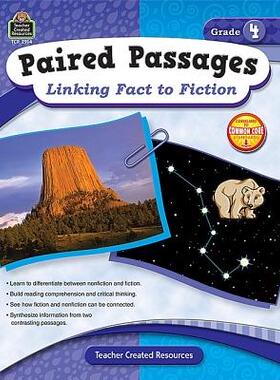 【预售】Paired Passages: Linking Fact to Fiction, Grade 4