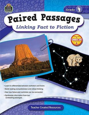【预售】Paired Passages: Linking Fact to Fiction, Grade 4