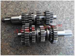 大江望江隆鑫三轮车配件250TG260雷电冰雹发动机主副轴档齿轮