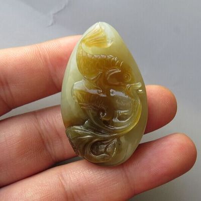 20.05克厂家直销和田玉糖玉吊坠