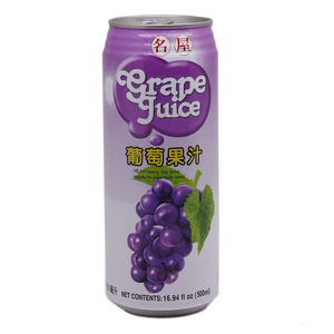 【天猫超市】台湾进口名屋葡萄果汁饮料 500ml/听新老包装随机发