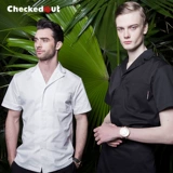 Рабочая униформа, летняя летняя одежда, кофейная рубашка для работы