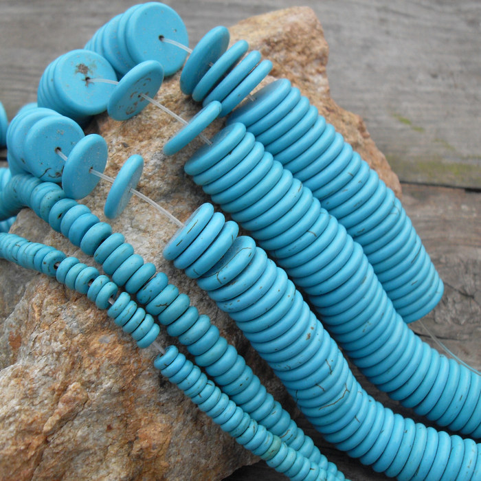 绿松石隔片隔珠扣片6--20mm散珠配珠扣片垫片 DIY手工饰品材料