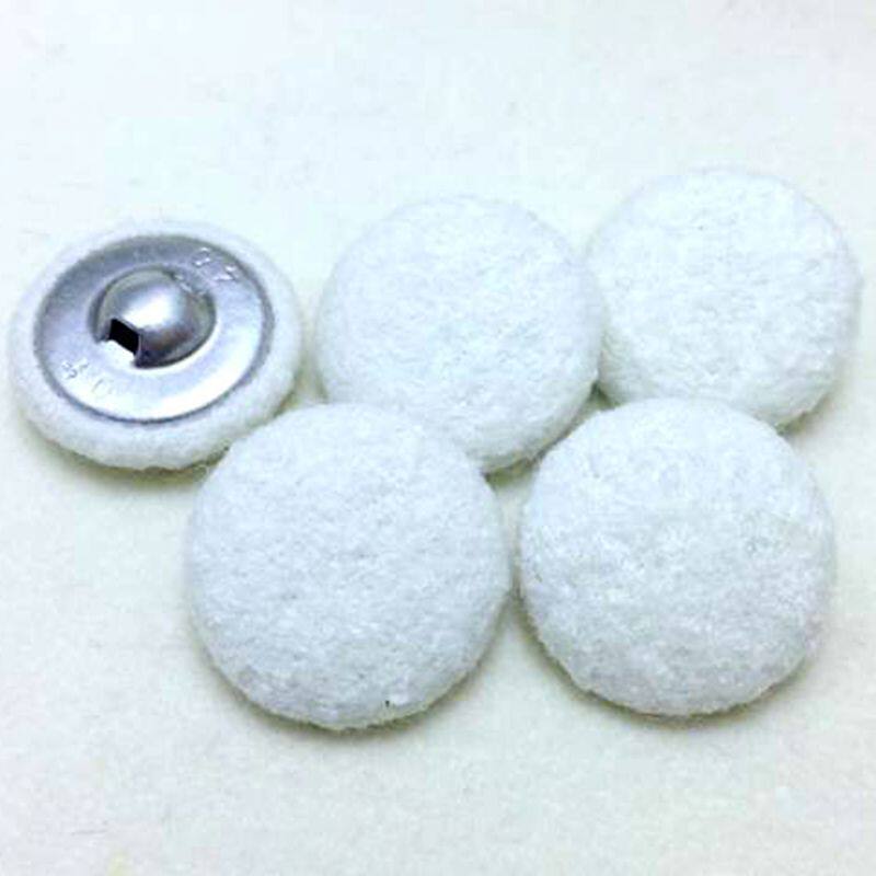 高档白色圈圈呢包布扣 毛呢大风纽扣