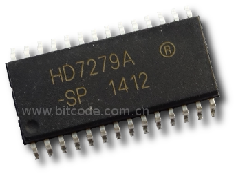 HD7279A(表贴SOP28)--8位数码管及64键键盘驱动芯片